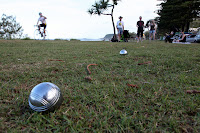 Boules on Miami beach