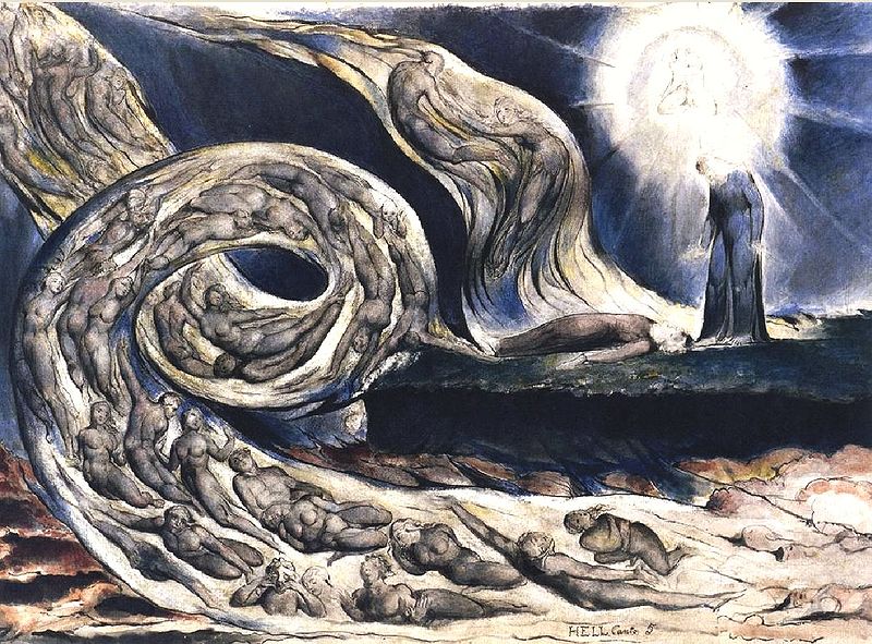 Blake Dante Hell V, William Blake