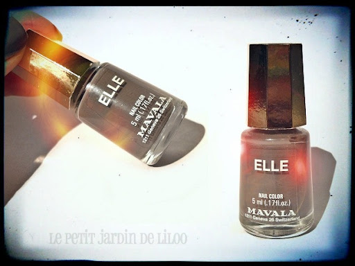 this is just 2 coats of Elle from Mavala, which make my nails feel so