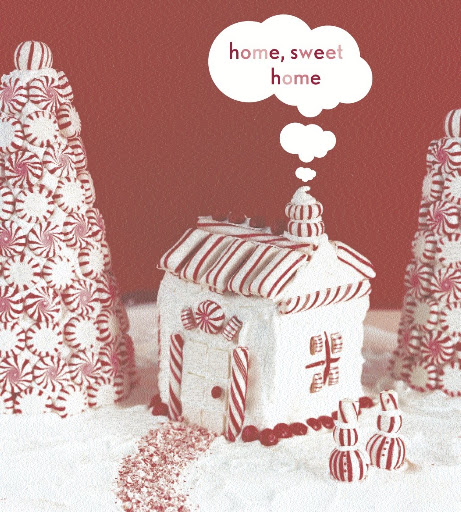 Use peppermint sticks to decorate different desserts or gingerbread houses.