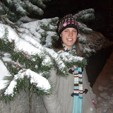 Debbie in a Snowy Tree