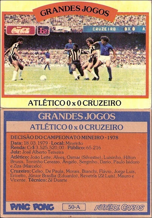 50-A - Atlético 0x0 Cruzeiro