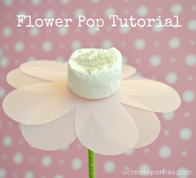 diy flower pop