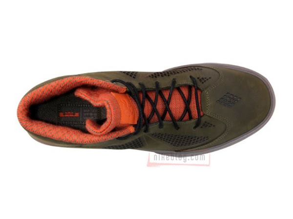 First Look at Nike LeBron X NSW Lifestyle Dark Olive  Orange