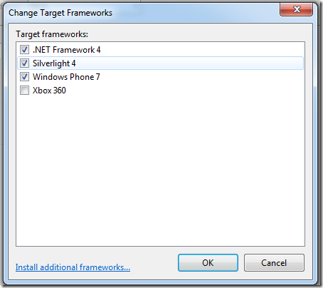 Target Frameworks Target Frameworks