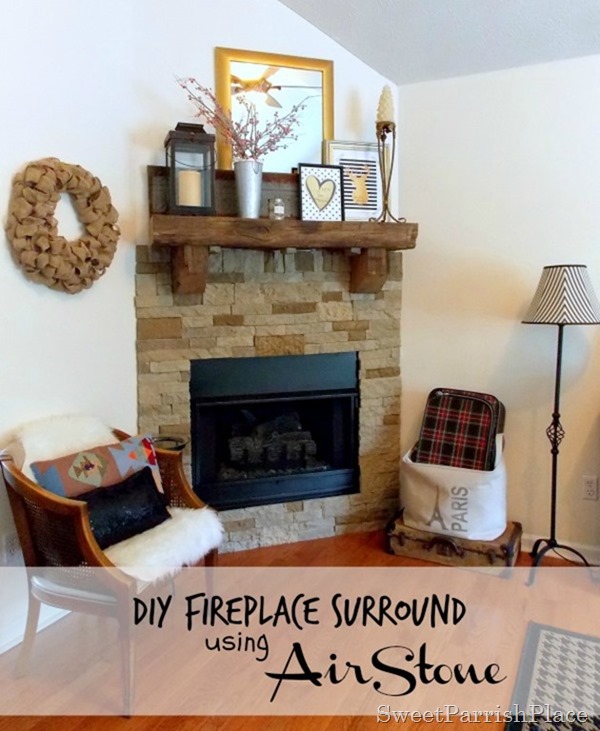 DIY Fireplace Surround