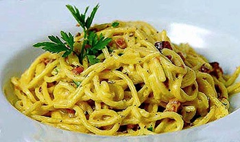 Spaghetti alla carbonara Spaghetti alla carbonara
