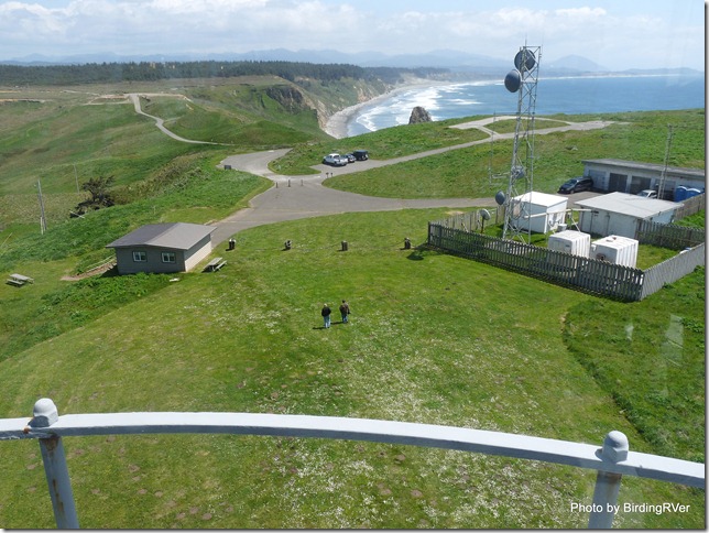 View from the top of Cape Blanco Lighthouse
