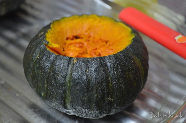 2013-11-21 Stuffed Kabocha 004