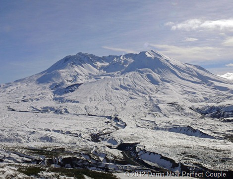 Mt St Helens Crater from Distance