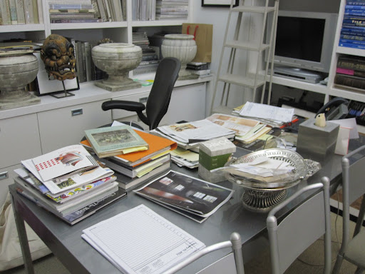 A picture of my desk (it got worse today).