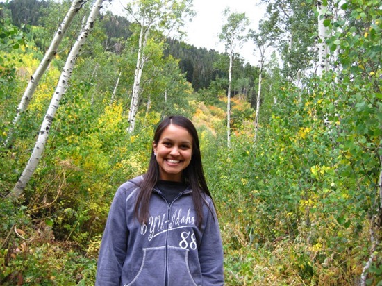 Brooke on the White Pine Lake trail, Little Cottonwood Canyon, Salt Lake City, Utah