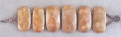 Cape polished stone finished bracelet2