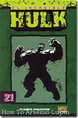 P00021 - Coleccionable Hulk #21 (de 50)