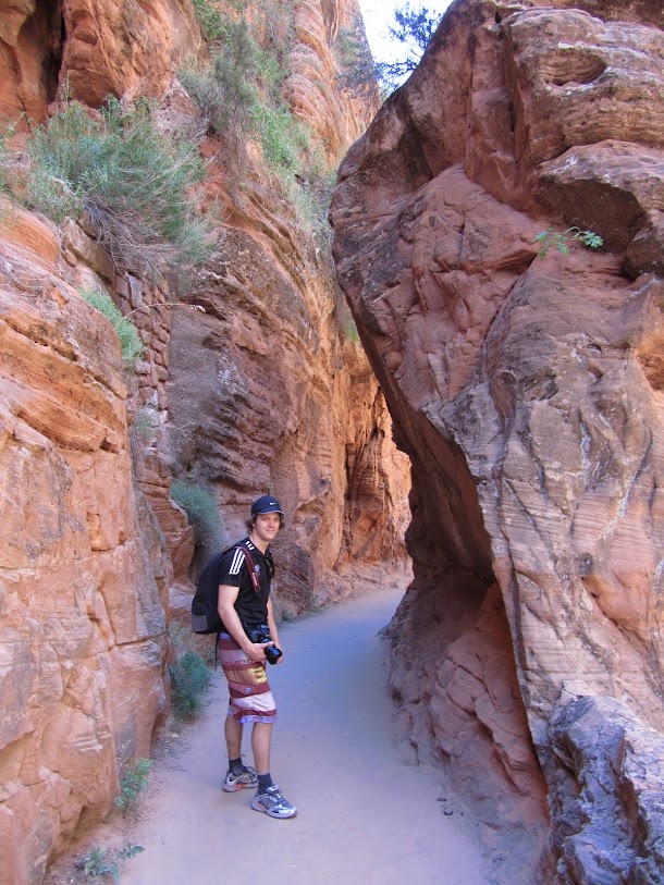 Through Refrigerator Canyon - Second Section up to Angels Landing