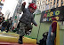 In this photo distributed by Nintendo of America, Benjamin S., 5 years old of Long Island, N.Y. plays inside “Mario’s World” – a fully interactive experience built in Times Square in celebration of the Nov. 13, 2011  launch of Super Mario 3D Land for Nintendo 3DS.
