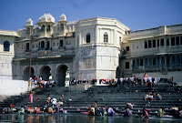 Morning Puja on Lake Pichola - Udaipur