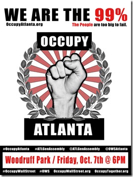 Occupy Atlanta poster