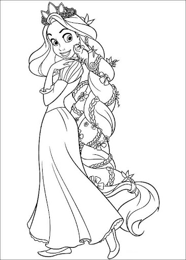 Dibujos de Rapunzel | Manualidades Infantiles Dibujos de Rapunzel | Manualidades Infantiles