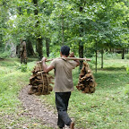 Feuerholz muss auch besorgt werden