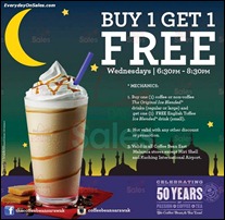 The Coffee Bean & Tea Leaf Enjoy Buy 1 Free 1 Promotion 2013 All Discounts Offer Shopping EverydayOnSales