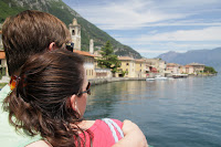 Nick and Suzie farewelling the lake