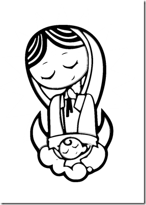 Virgin of Guadalupe free coloring pages Virgin of Guadalupe free coloring pages