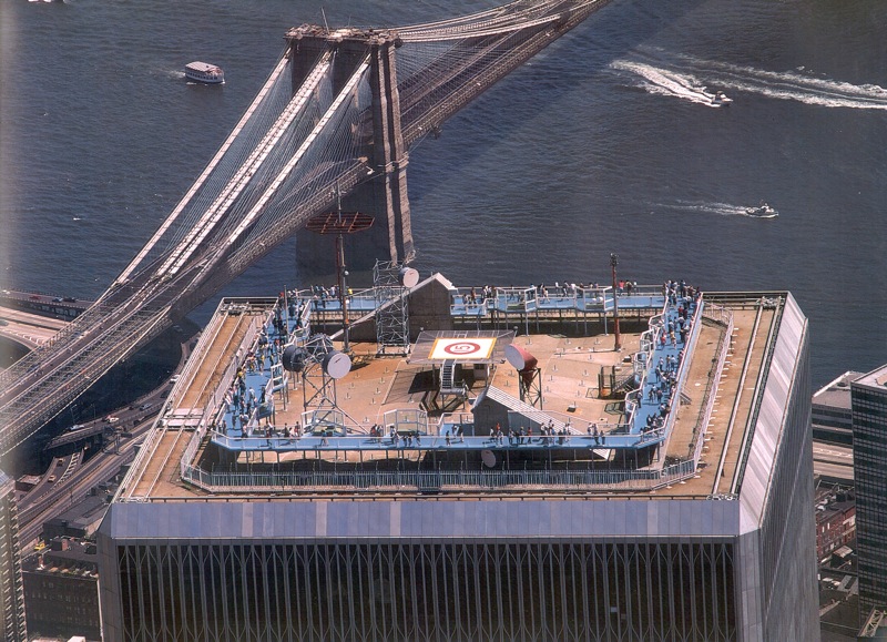 Wtc south tower roof