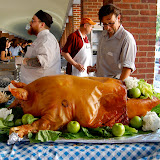 This annual event is a joint fundraiser with proceeds being split between Slow Food and Farm to City. Our event this year included a whole Pig roast (vegetarian selections also) and beer festival. Our pigs were locally sourced from Countrytime Farms and breweries included Philadelphia Brewing Company, Earth Bread & Brewery, Victory, and Stoudt's. Photos by Heather Turnbach Good Food Good Beer 2011