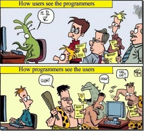 programmer vs user
