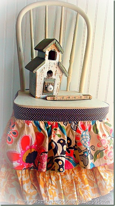 flirt ruffled apron chair