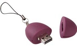 Plum USB flash drive 2