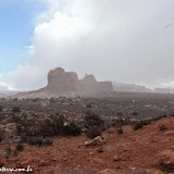 É neve e chuva... -  Arches National Park -   Moab - Utah