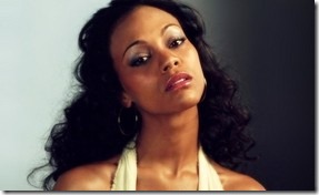 Zoe Saldana félig angyal