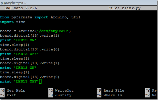 sample code usage pyfirmata sample code usage pyfirmata