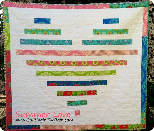 heart strip quilt tutorial