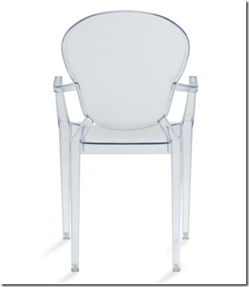 Fauteuil design transparent