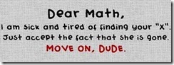Dear Math