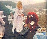 Alex Sanders With Maxine In Winter Ritual