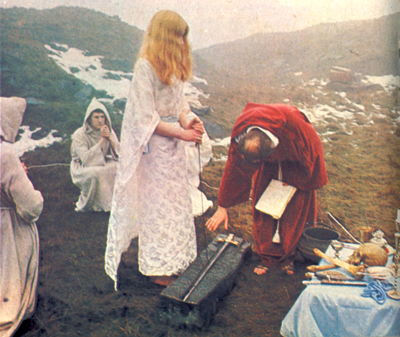 Alex Sanders With Maxine In Winter Ritual, Maxine Sanders