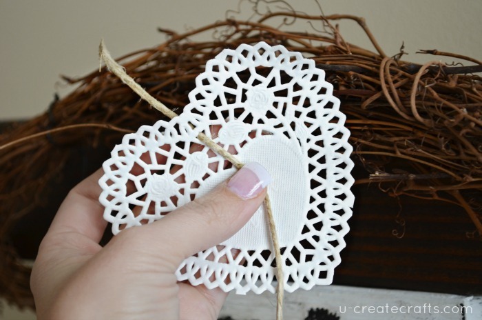 Doily and Twine Banner Tutorial
