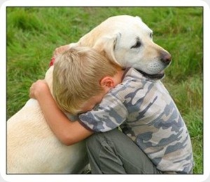 perro y niño perro y niño