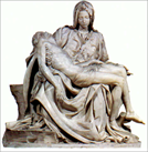 c0 Michelangelo's 'Pieta' (Mary holding Jesus)