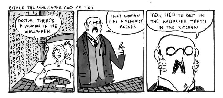 yellow wallpaper comic
