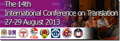 14th-International COnference on Translation - August 2013