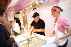 L'Arte del Gelato gave out cones and dishes of their delicious gelato.