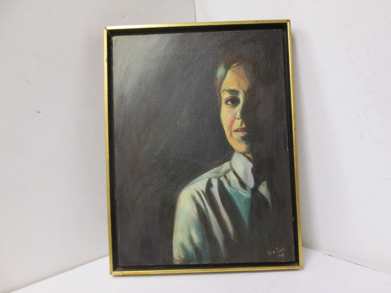 W M Cook Portrait of Woman
