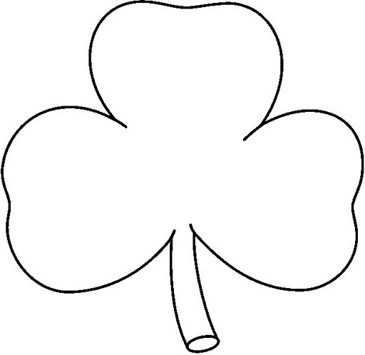 trebol dibujos para colorear dibujos para colorear trebol para colorear