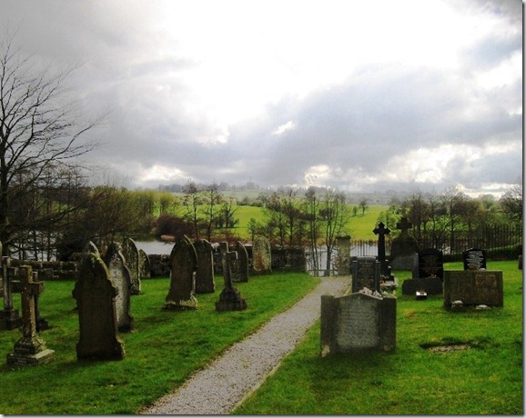 graves overlooking the mere