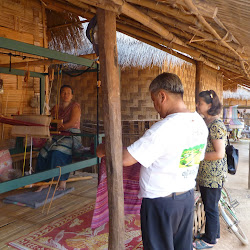 Pathway to Potential representative visit to the Shan Camp Weaving Centre- March 2011